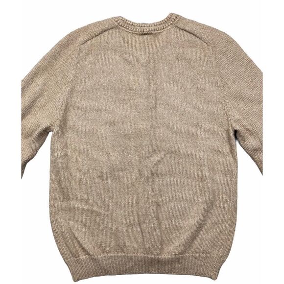 MonRepos Alpaca wool tan button up cardigan - Picture 4 of 6